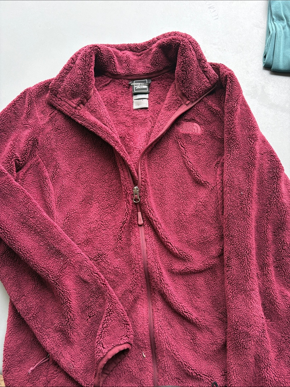 The North Face Women's Teddy Fleece Jacket in Berry